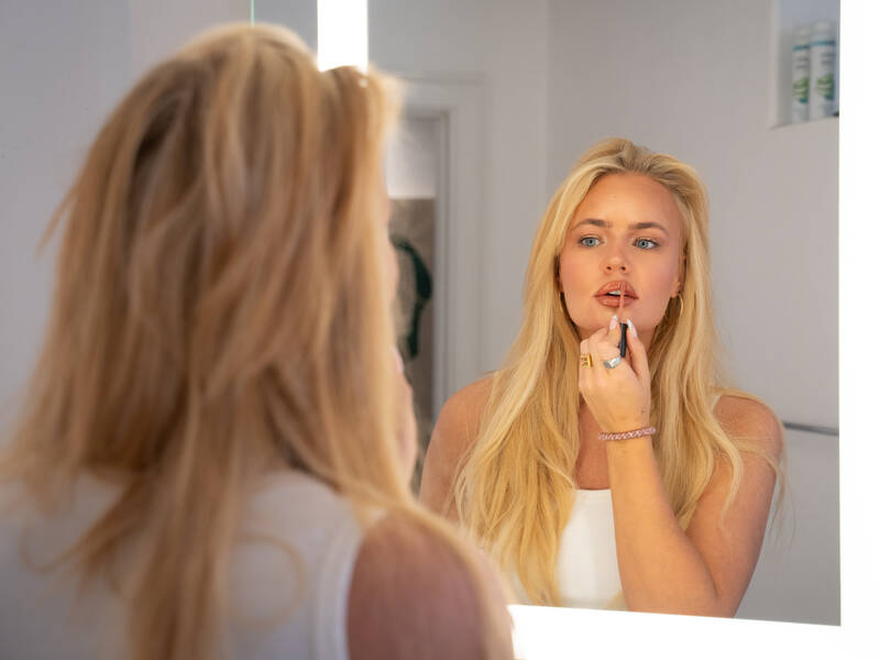 Den perfekte glossy læbe trin-for-trin